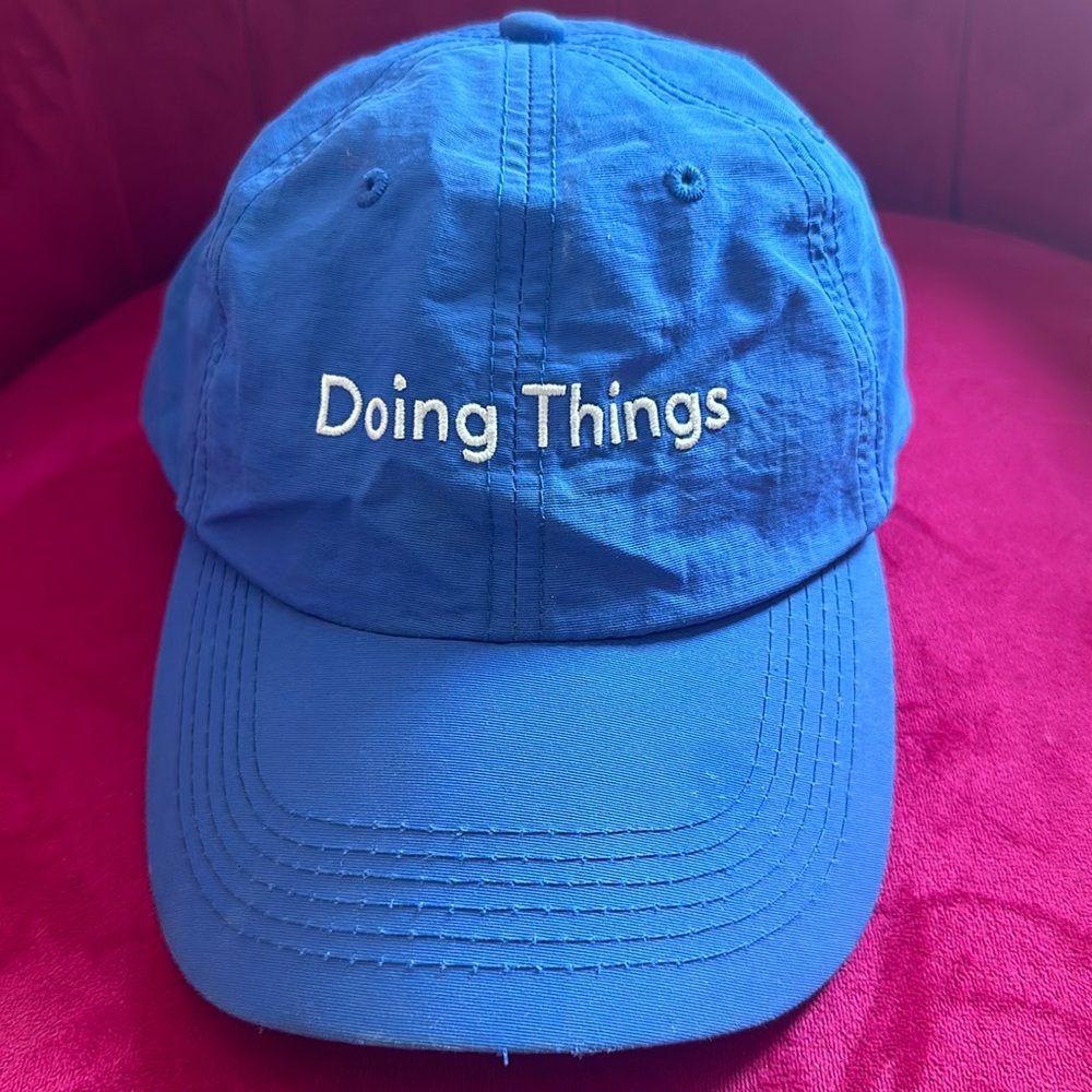 Outdoor Voices Doing Things signature blue cap🧢